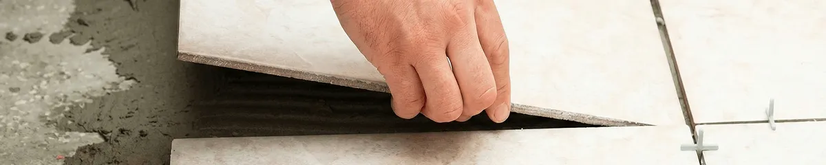 Professional installing ceramic tile floors in Columbus, OH