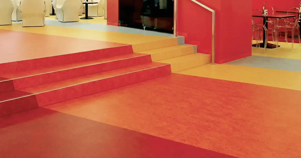 Snack bar with beautiful professionally installed linoleum flooring in Columbus, OH